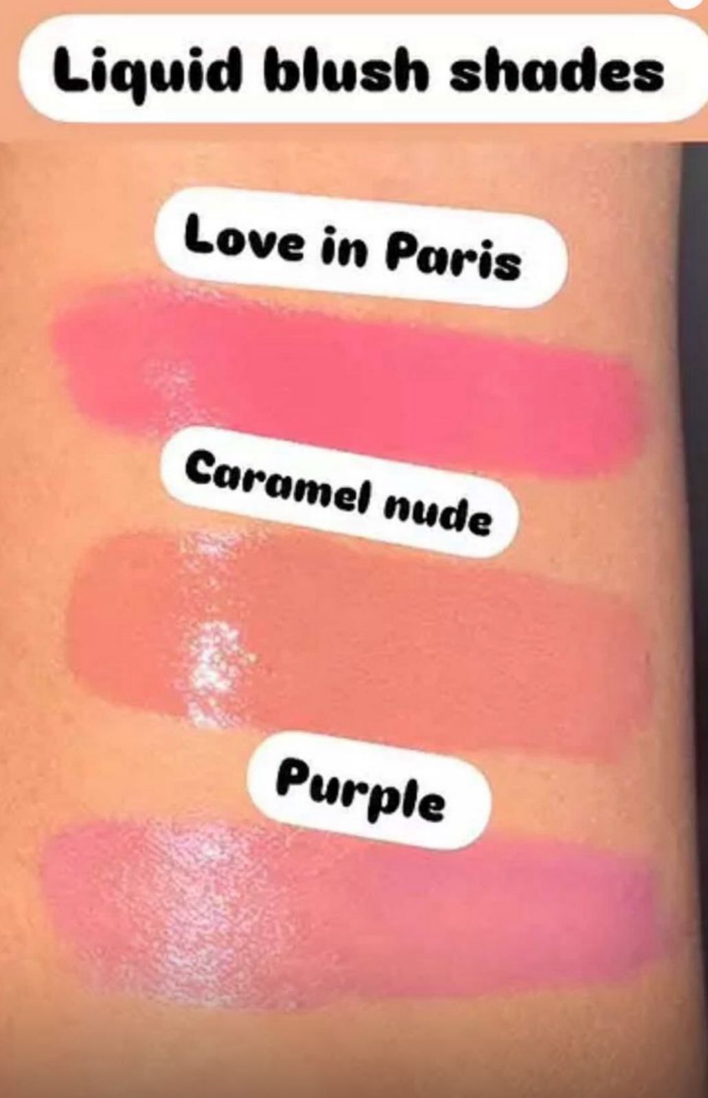 Love in Paris Liquid Blush ( New formula)