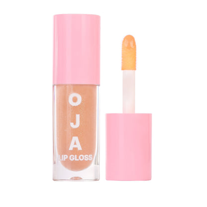 Dark peach lipgloss